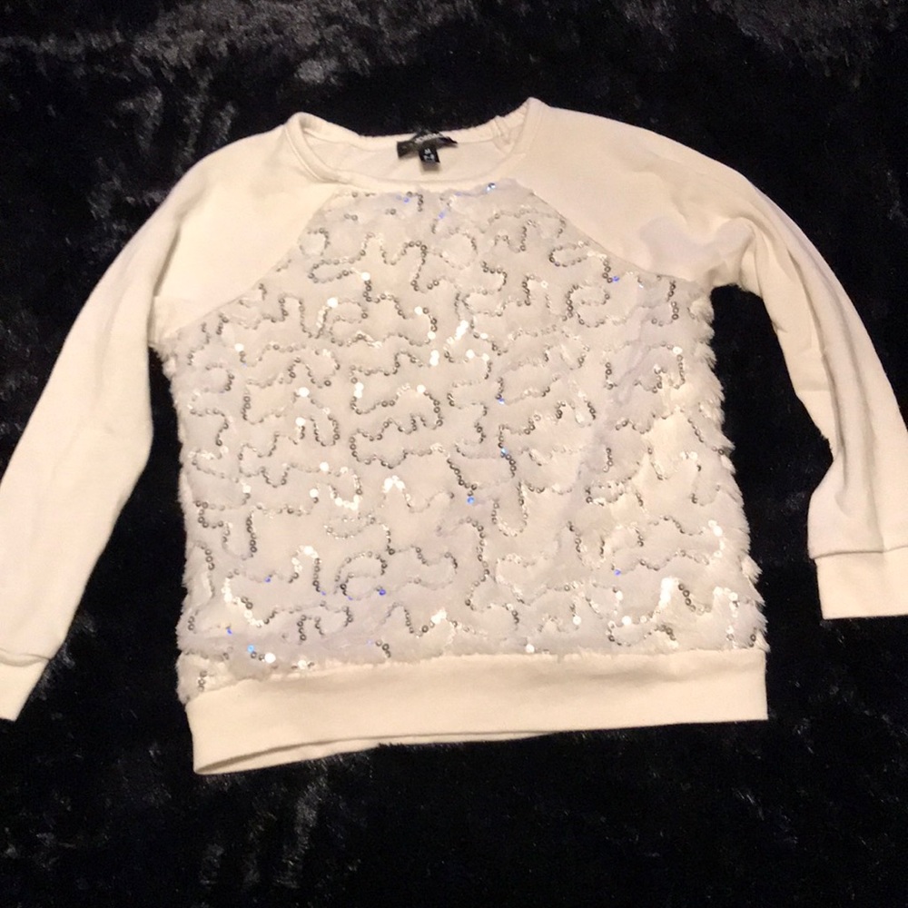 Girls sequined sweater